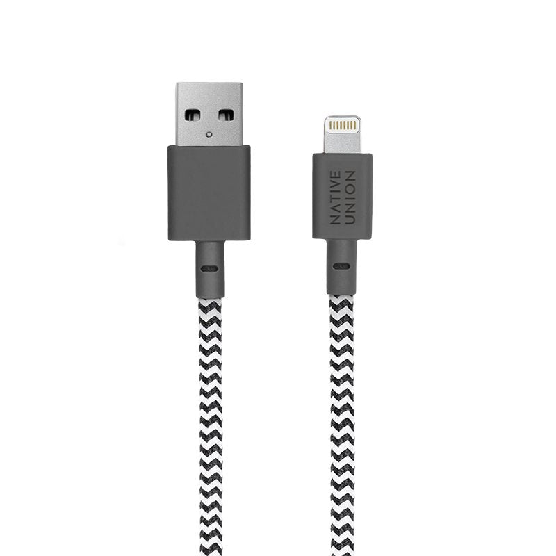 EAN 4895200436348 - Native Union Belt Cable 1,2 m Negro, Blanco imagen 3