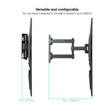 Tooq Soporte Pared Pantallas 32-55" Gira/Incli - Negro