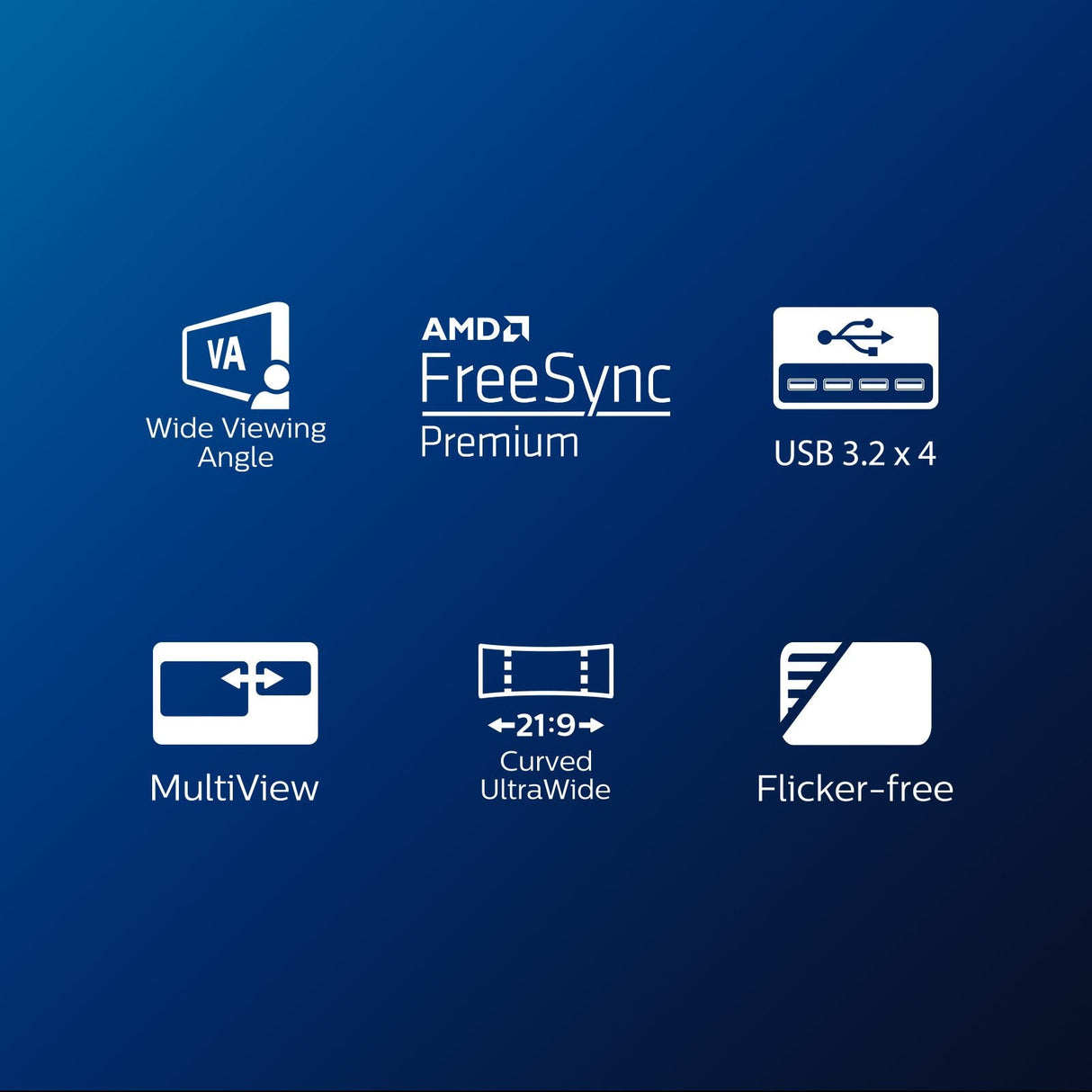 Monitor Philips 346e2cuae/00 Monitor 34" Va Wled 3440x1440 Hdmi/Dp Curved