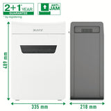 EAN 4002432127177 - Leitz 80920000 triturador de papel 55 dB Gris, Blanco imagen 11