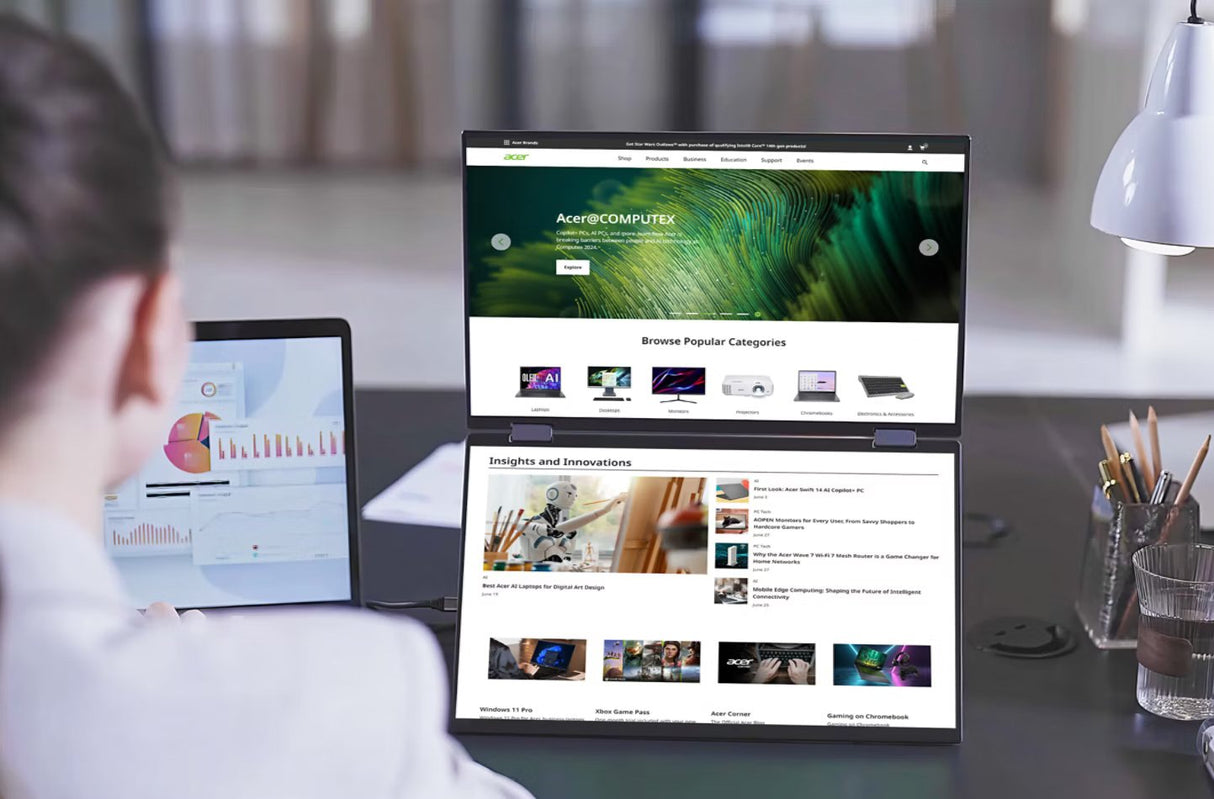 EAN 4711474160676 - Acer PD193QEbmiuux pantalla para PC 47 cm (18.5") 1920 x 1080 Pixeles Double Full HD LED Gris imagen 14