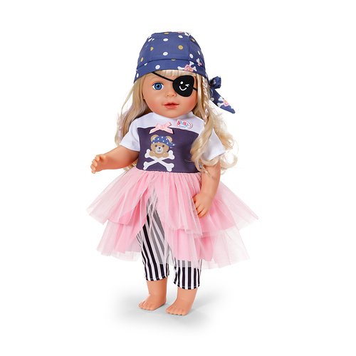 Zapf Creation Baby Born® Conjunto Niña Pirata 43cm, Accesorios Para Muñecas 839737