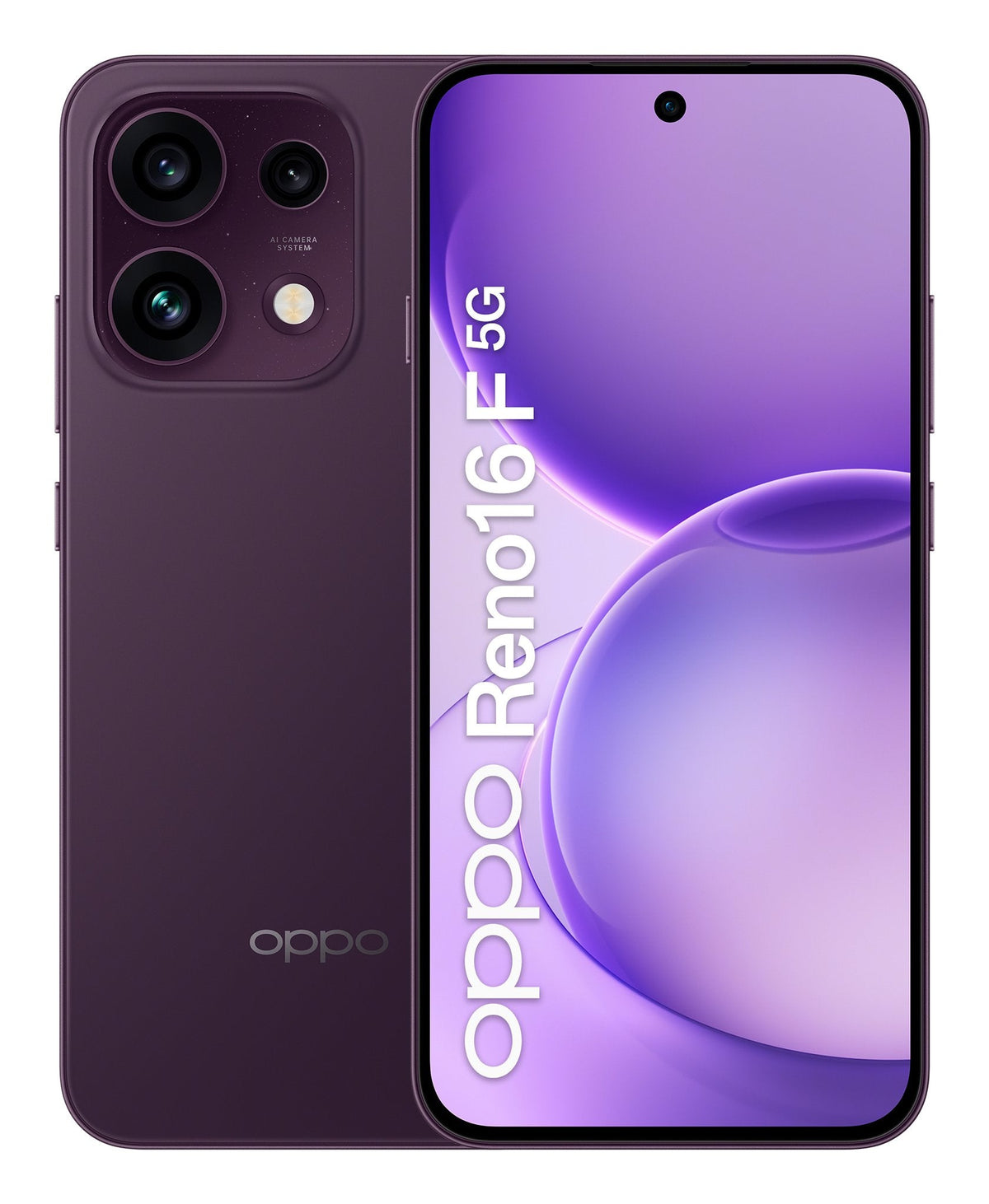 Oppo Reno16 F Púrpura Negro 256 Gb 8 Gb Ram 6.57" Amoled Mediatek Dimensity 7300 6500 Mah