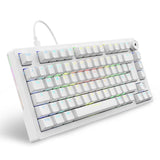 Sharkoon Skiller Sgk25, Teclado De Juegos White, De-Layout, Huano Red 4044951041817