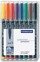 EAN 4007817308585 - Staedtler 313 WP8 marcador permanente Negro, Azul, Marrón, Verde, Naranja, Rojo, Violeta, Amarillo 1 piez imagen 1