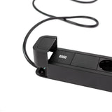 Regleta De Enchufes Bachmann Primo 2 Alu, 6 Vías, Negra, 2,0 M, Sin Interruptor