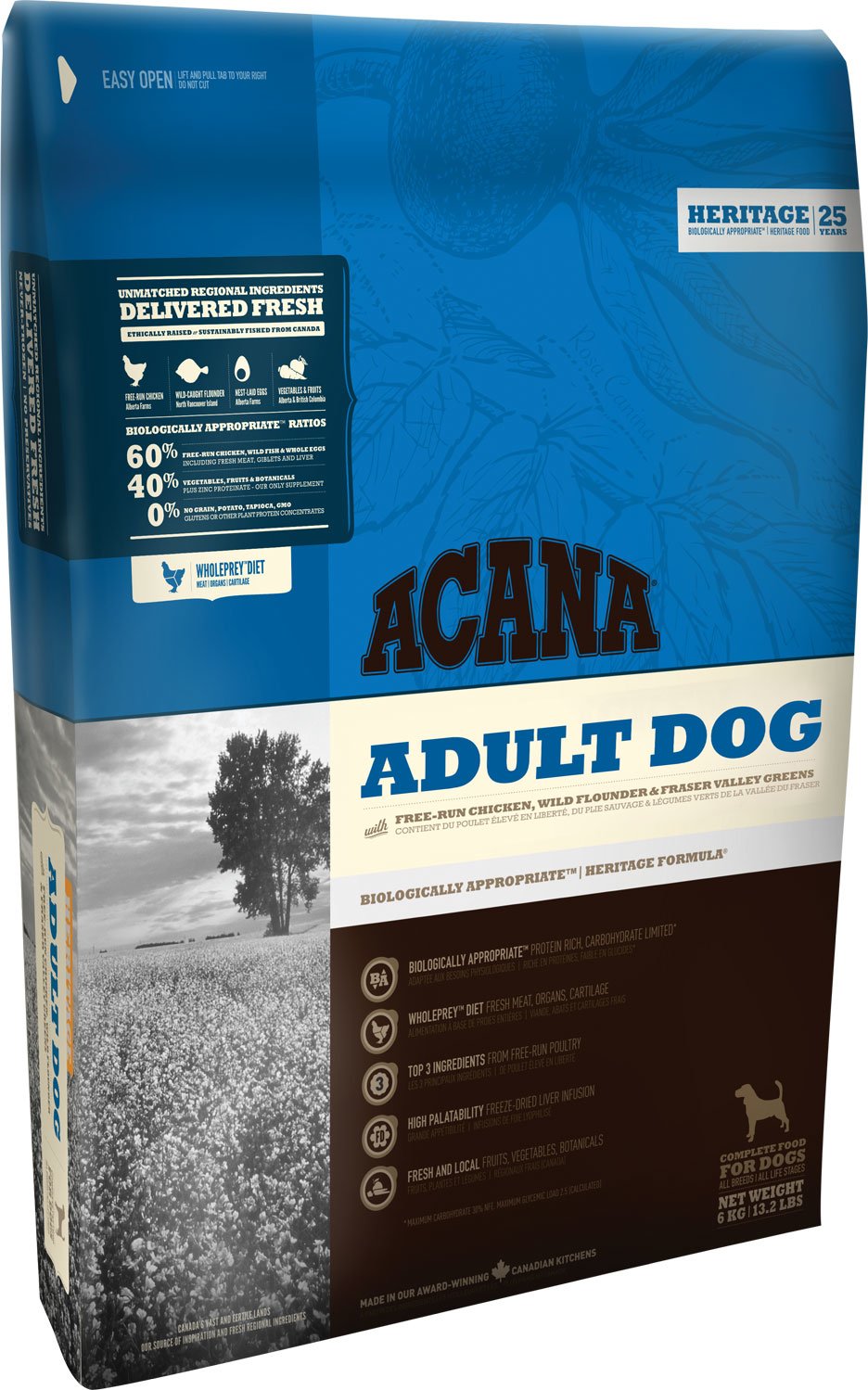 EAN 64992525118 - Acana Dog TF Heritage Adult 11,4 kg Adulto Pollo imagen 1