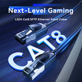 EAN 6922794787582 - Vention IKPBD cable de red Negro Cat8 imagen 2
