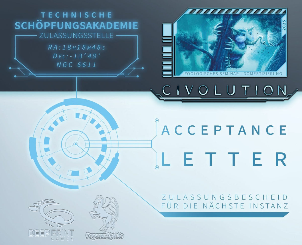 Pegasus Pegasus Civolution: Acceptance Letter (Erweiterung) 57830g