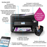 Impresora Epson Ecotank L6270, 3 En 1, A4, 1200 X 4800 Ppp, 33 Ppm, Usb, Wi-Fi, Lan