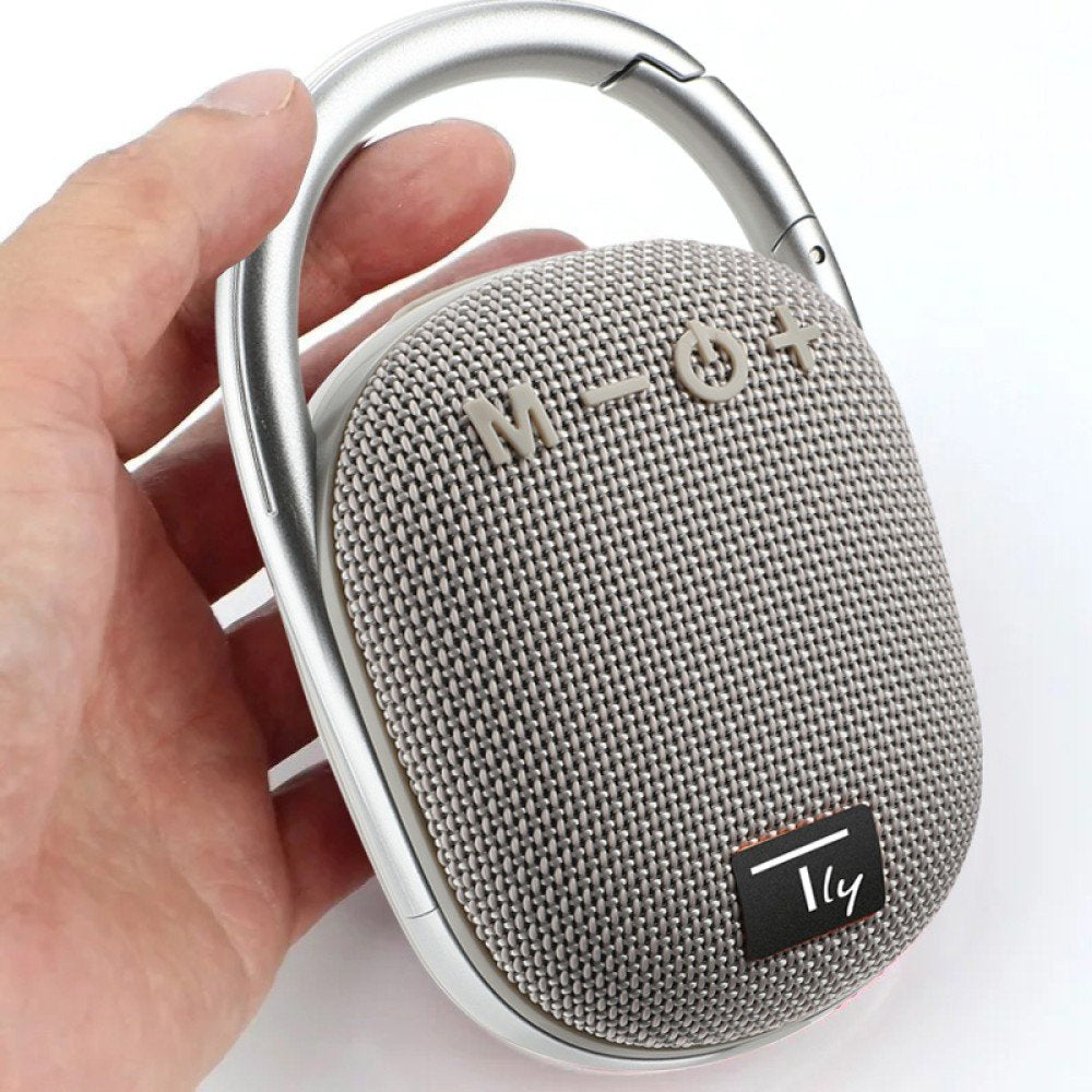 Techly Icasbl321gr Altavoz Bluetooth 5.3, 5w, Tws, Led, Usb Microsd Mp3, Gris