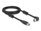 Delock 81109 Cable Usb 5 Gbps Tipo-A Macho A Tipo-B Macho 90° Acodado A La Derecha 2 M