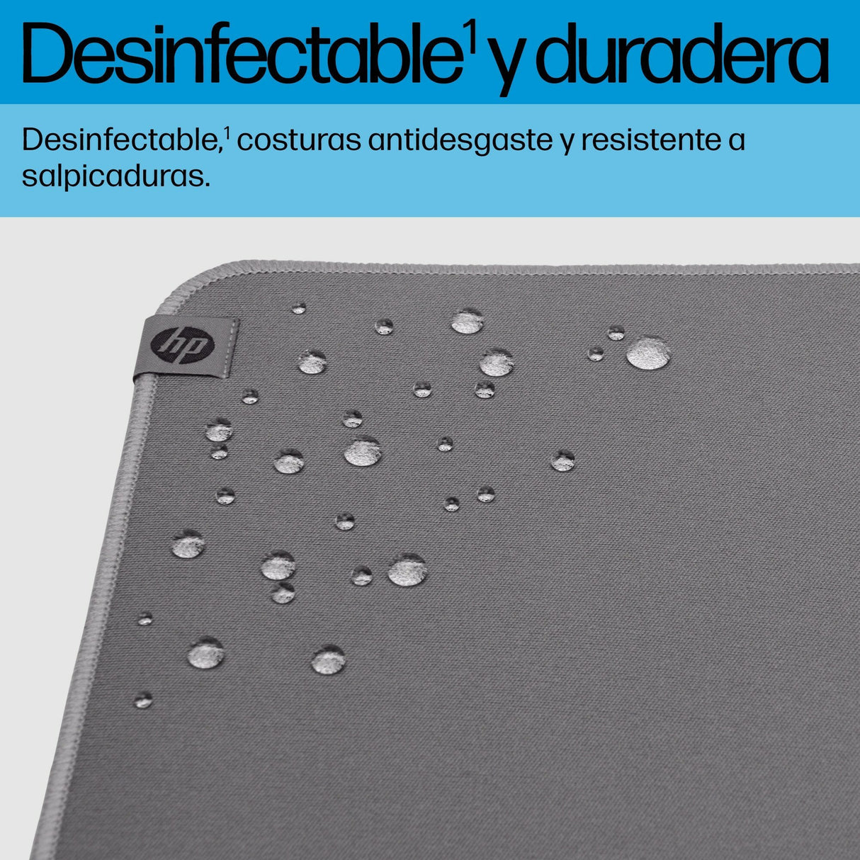 EAN 0197498446776 - HP 105 Sanitizable Mouse Pad Gris imagen 5