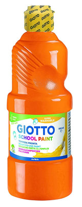 Giotto Témpera Escolar Lavable Naranja Botella 500 Ml