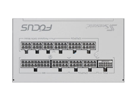 EAN 4711173878551 - Seasonic Focus GX-1000 unidad de fuente de alimentación 1000 W 20+4 pin ATX ATX Blanco imagen 3