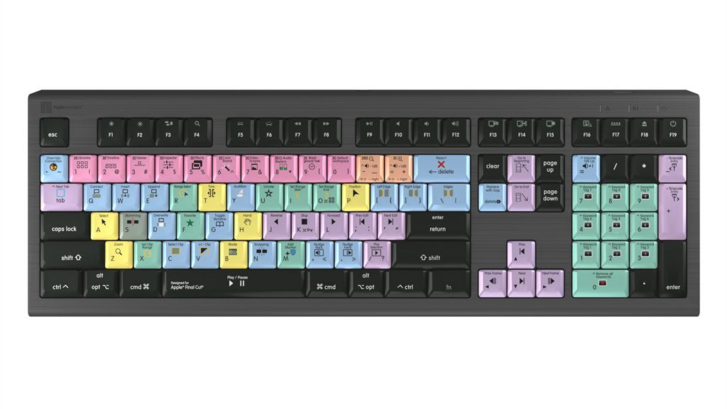 EAN 5707795018863 - Logickeyboard LKB-FCPX10-A2M-DE teclado Universal USB QWERTZ Alemán Negro imagen 1