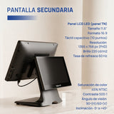 EAN 8435364320525 - iggual IGG320525 Terminal Punto Venta (TPV) 39,6 cm (15.6") 1920 x 1080 Pixeles Pantalla táctil Negro imagen 14