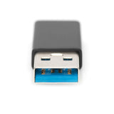 Ewent Adaptador Usb - A 3.0  A Usb - C Negro