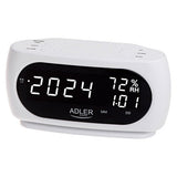 EAN 5905575903150 - Adler AD 1186W despertador Reloj despertador digital Negro, Blanco imagen 2