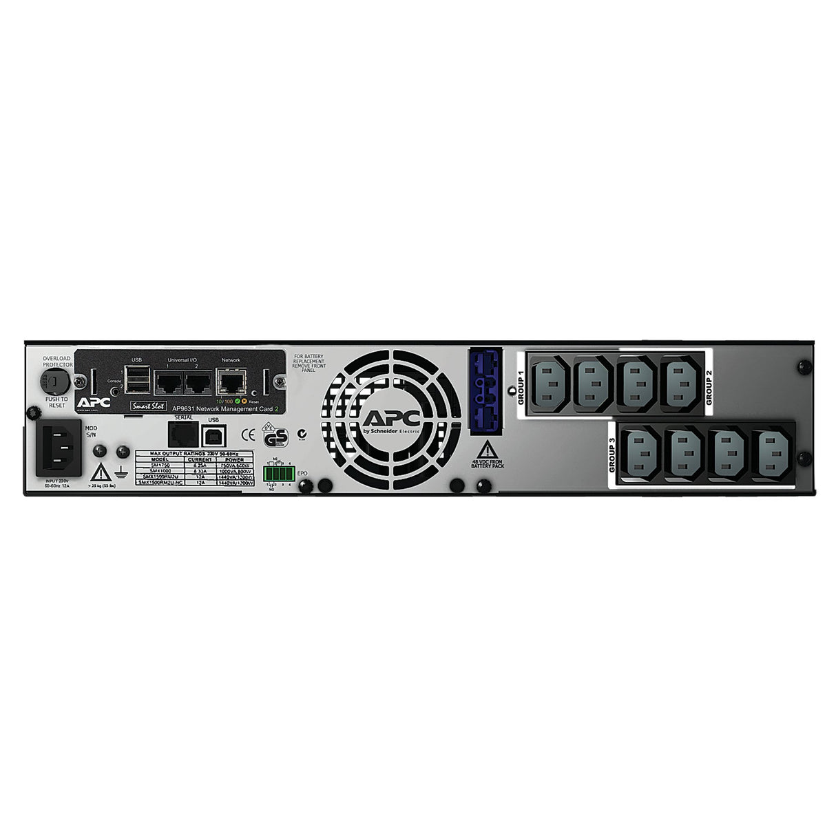 EAN 0731304281702 - APC Smart-UPS sistema de alimentación ininterrumpida (UPS) Línea interactiva 1,5 kVA 1200 W 8 salidas AC imagen 2