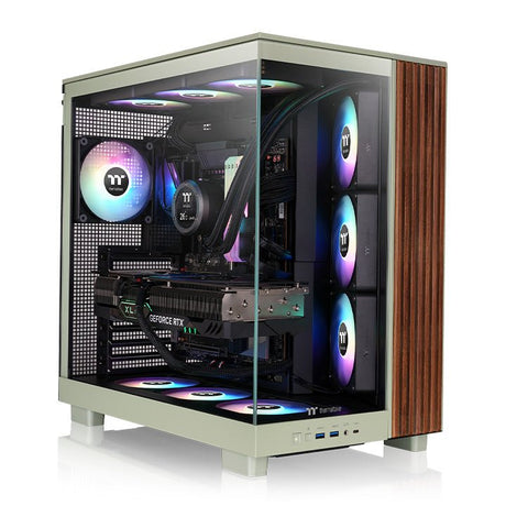 EAN 4711658546197 - Thermaltake CA-11E-00MEWN-WS carcasa de ordenador Midi Tower Verde imagen 2