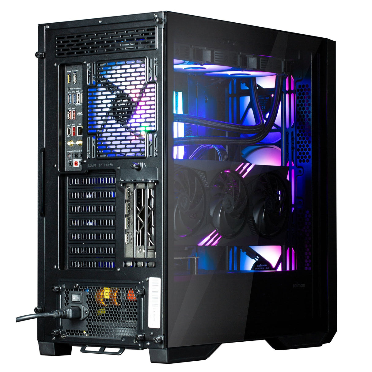 Caja Pc Zalman Z9 Iceberg Ms Atx 1 Xvent 140mm 2xusb 3.0 Negro S/N Fuente