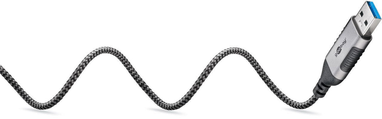 Goobay Ethernet-Adaptador Cable Usb-A 3.2 Gen1 > Rj-45, Slim 74396