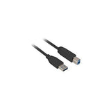 Sharkoon 2m, Usb3.0-A/Usb3.0-B Cable Usb 3.2 Gen 1 (3.1 Gen 1) Usb A Usb B Negro