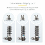 EAN 0065030908412 - StarTech.com UNIVKA25-LAPTOP-LOCK cable antirrobo Negro 2 m imagen 11