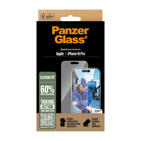 EAN 5715685002724 - PanzerGlass ® Screen Protector iPhone 16 Pro | Classic Fit Protector de pantalla Apple 1 pieza(s) imagen 3