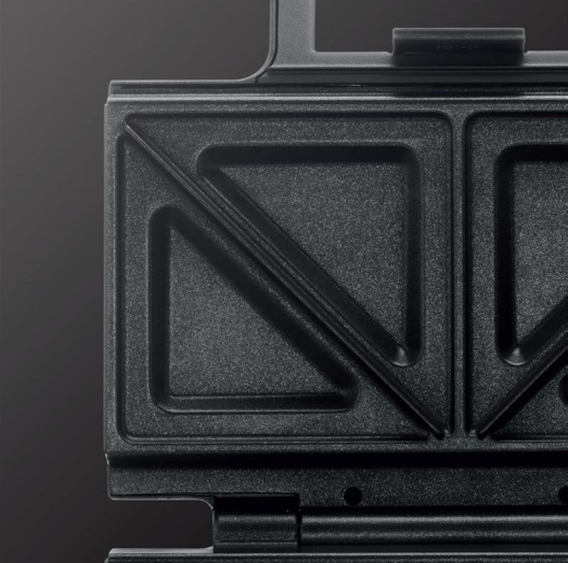 Krups Fdk453 Sandwichera 930 W , Acero Inoxidable Negro