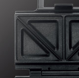 Krups Fdk453 Sandwichera 930 W , Acero Inoxidable Negro