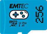 Emtec Msd 256gb Uhs-I U3 V30 A1 Gaming Blue