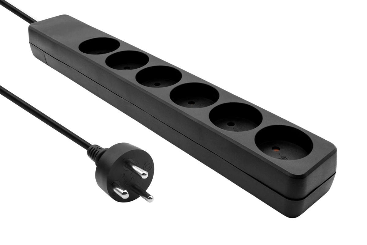 EAN 5715063118689 - Microconnect MC-GRU0610DKB base múltiple 10 m 6 salidas AC Interior Negro imagen 1