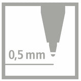 Stabilo Cartucho De Recarga - No Permanente - Azul - 0.5 Mm - Medio (Paquete De 3)