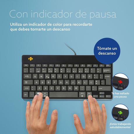 EAN 8719274492306 - R-Go Tools RGOCOPTWDBL teclado Universal USB Portugués imagen 6