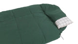 Saco De Dormir Outwell Camper Prime, Cremallera Izquierda, Verde.