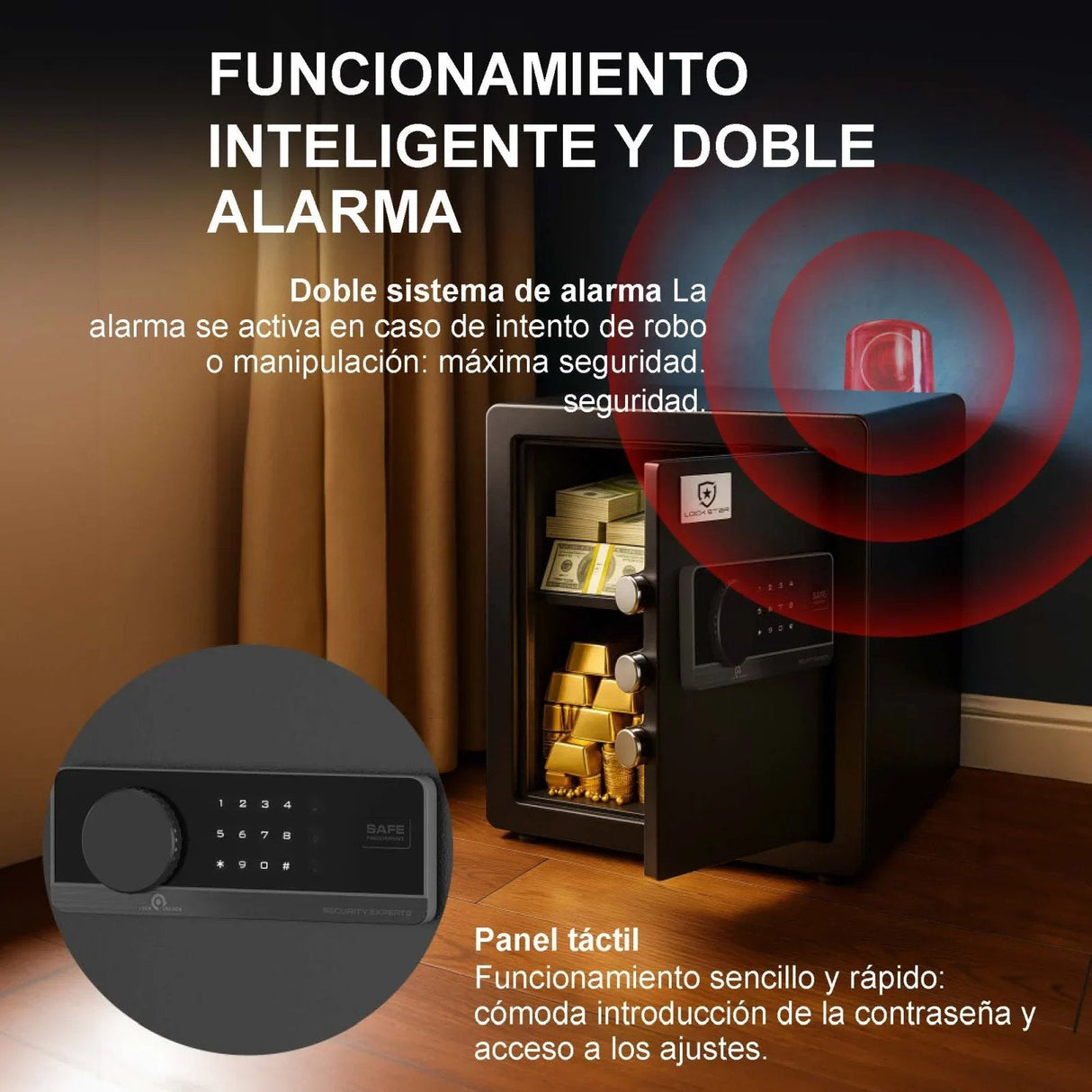 Extralink Lock Star A6-25 Elektronischer Safe Mit Code