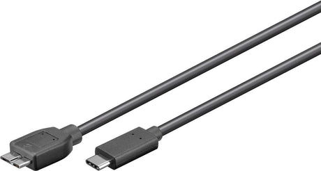 EAN 5706998094674 - Microconnect USB3.1CAMIB3.06 cable USB USB 3.2 Gen 2 (3.1 Gen 2) 0,6 m USB C Micro-USB B Negro imagen 1