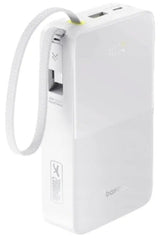 Enerfill Fc51 Bipow2 Pro Digital Display Power Bank With Built-In Cable 20000mah 22.5w Moon White