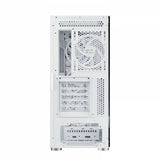 Nfortec Caja Gaming Cristal Templado Nervia White. Usb 3.0 A-Rgb. Blanco