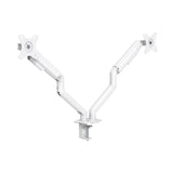 Tooq Soporte Mesa Pant Giratorio Inclinacion 2 Brazos 17-32" - Blanco