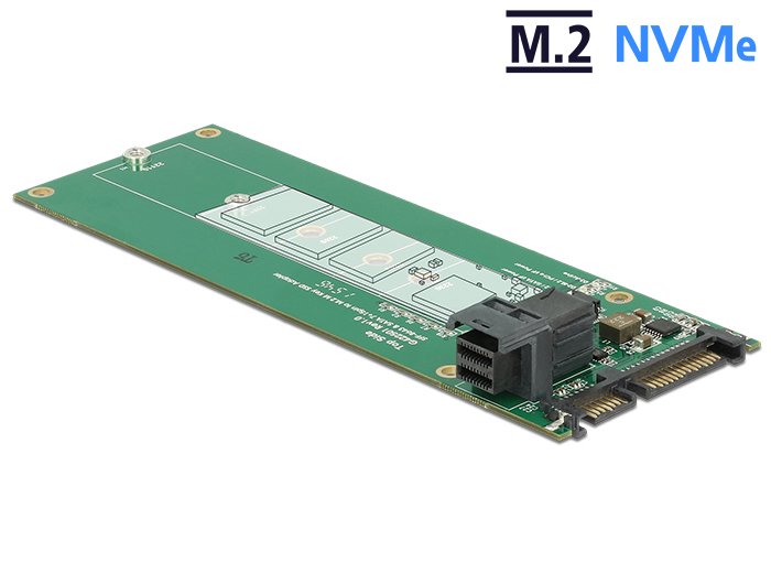 Delock Convertidor Sata 22 Pin / Sff-8643 Nvme > 1 X M.2 Key M