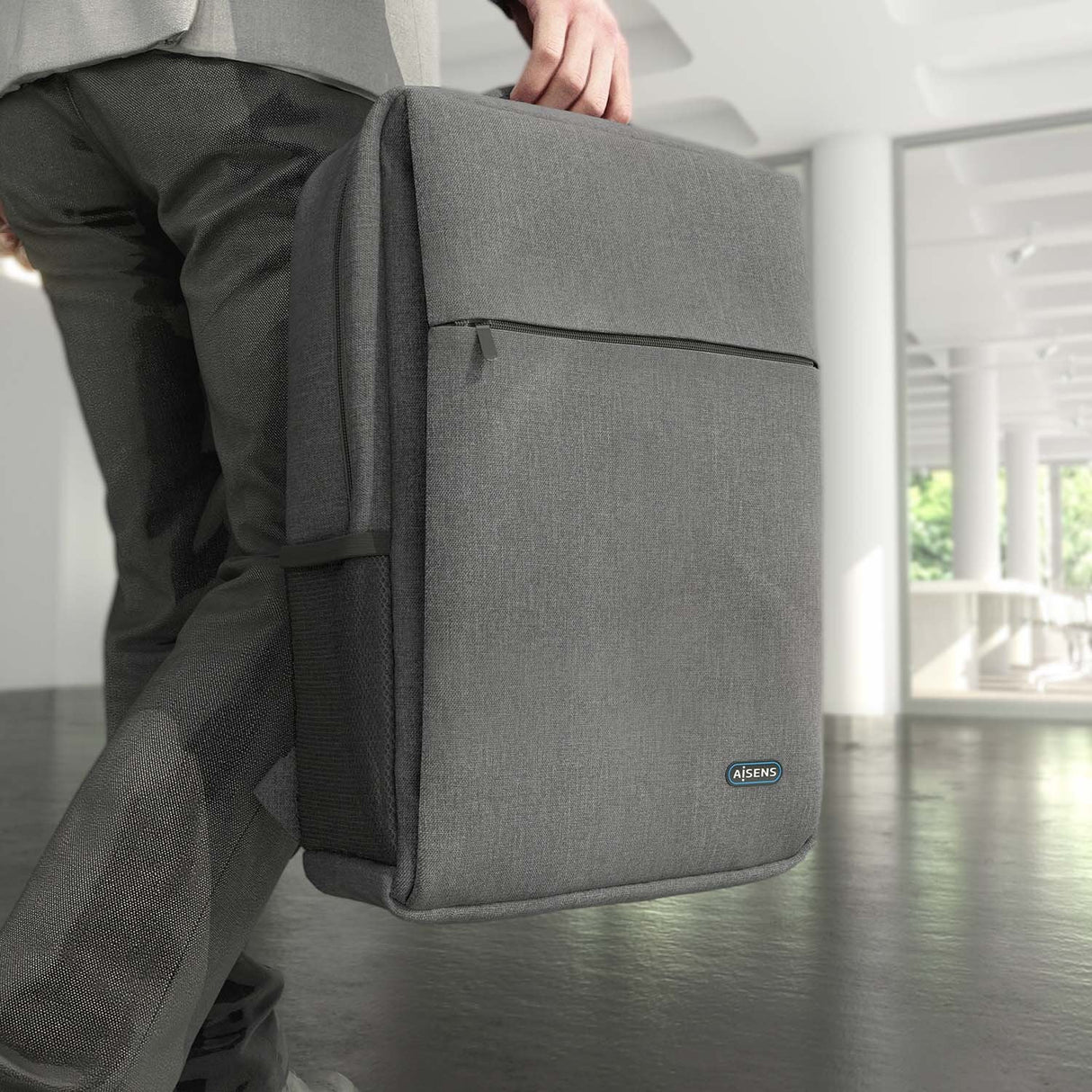 Aisens Mochila Para Portatil 17, Gris