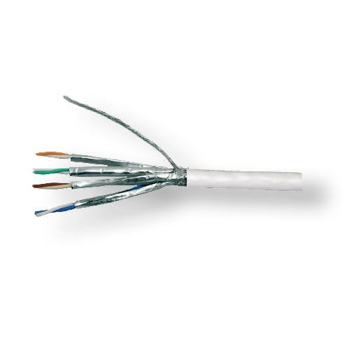 Mcl Cat6a Twisted Pair S/Ftp Lszh Patch Cable 100m White