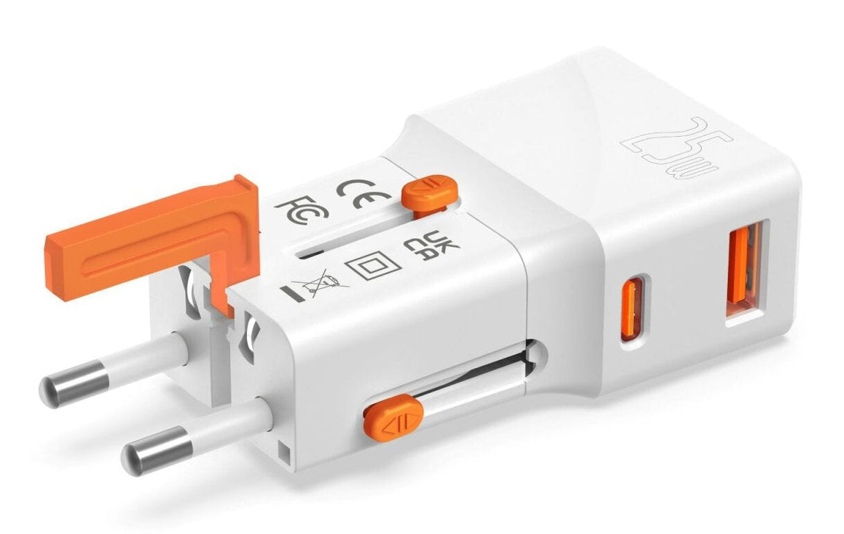 4smarts Weltreiseadapter Nomad Pocket 25w, Wei