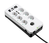 EAN 3553340667237 - Eaton PB6TUD limitador de tensión Negro, Blanco 6 salidas AC 220 - 250 V 1,5 m imagen 1