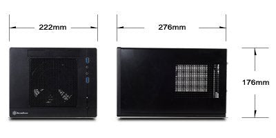 Caja Pc Silverstone Sg05bb-Lite Usb 3.0 (Mini-Itx) Negro