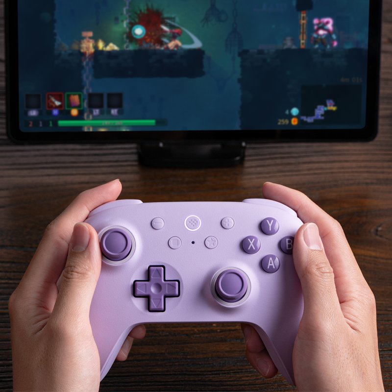 8bitdo Ultimate 2c Wireless, Gamepad Menta/Naranja, Para Windows Y Android Ret00471