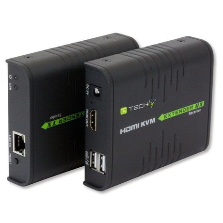 EAN 8054529028214 - Techly IDATA HDMI-KVM2 extensor KVM Transmisor y receptor imagen 1